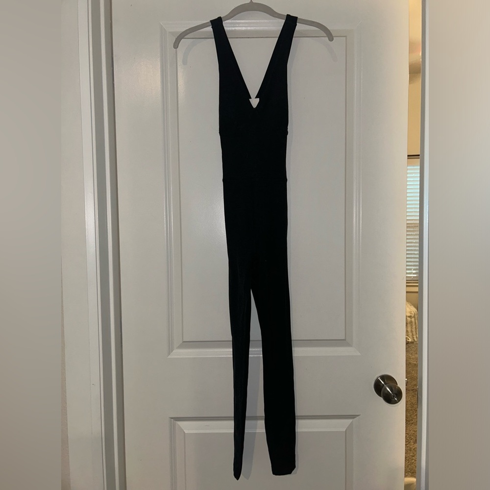 BEYOND YOGA Charcoal Bodysuit